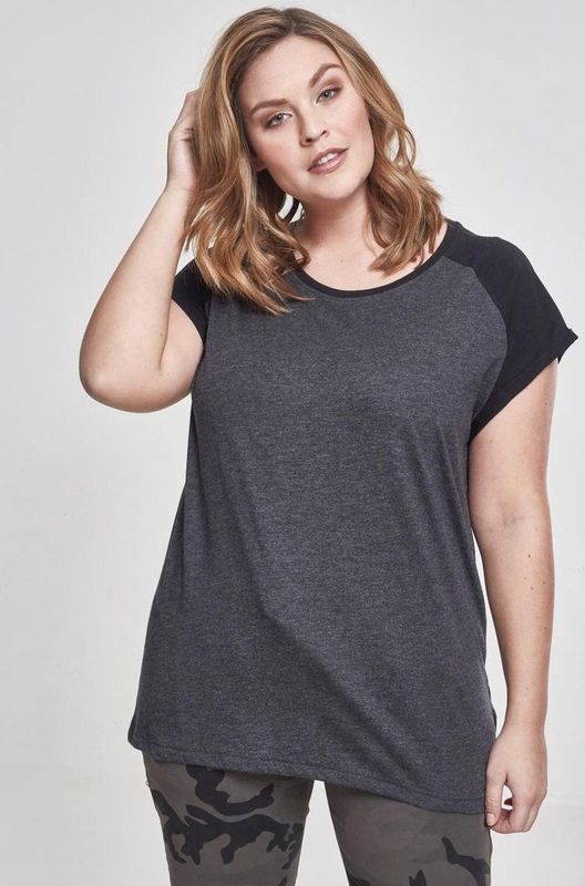 Urban Classics - Contrast Raglan top Grijs