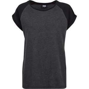 Urban Classics - Contrast Raglan top Grijs
