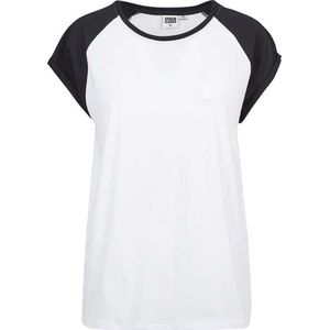 Urban Classics - Contrast Raglan top Wit