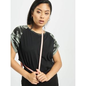 Urban Classics - Contrast Raglan top - Zwart