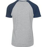 Urban Classics - Raglan Contrast Heren T-shirt - Grijs
