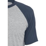 Urban Classics - Raglan Contrast Heren T-shirt - Grijs