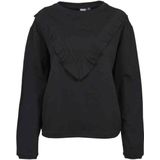 Urban Classics - Terry Flying Crew T-shirt - Zwart - Katoen