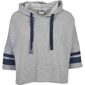 Sweater - Mélange - Sweatstof - Capuchon - Losse Pasvorm