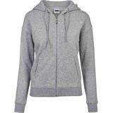 Urban Classic - Dames Hoodie - Zwart - Katoen/Polyester - Casual Snit
