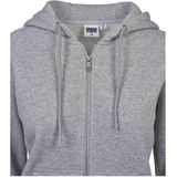 Urban Classic - Dames Hoodie - Zwart - Katoen/Polyester - Casual Snit