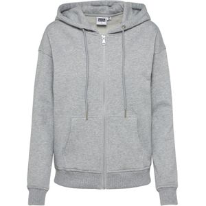 Urban Classic - Dames Hoodie - Zwart - Katoen/Polyester - Casual Snit
