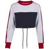 Urban Classics - 3-tone Stripe Crew T-shirt - Zwart - Katoen