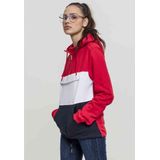Urban Classics - Oversized Half-Zip Hooded Sweatshirt - Dames - Comfortabel