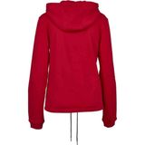 Urban Classics - Oversized Half-Zip Hooded Sweatshirt - Dames - Comfortabel