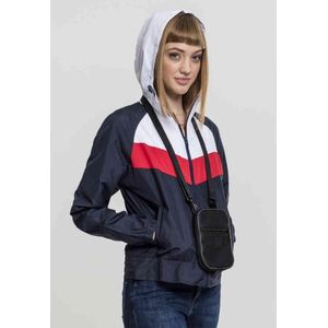 Urban Classics - Retro Tricolour Windbreaker - Blauw Wit Rood - Polyester