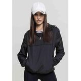 Urban Classics - Windbreaker - Zwart - Effen - Met Capuchon - Lange Mouwen