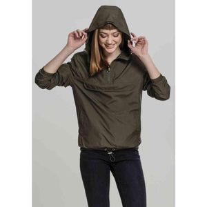 Urban Classics - Windjack - Dames - Zwart - Winddicht - Capuchon
