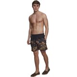 Urban Classics - Camo Stripe Legging - Zwart/Groen