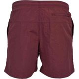 Urban Classics Badehose Block Swim Shorts Cherry