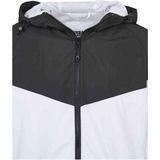 Urban Classics - Windbreaker 2-Tone Tech - Overgangsjas - Zwart/Wit - Effen - Lange Mouwen