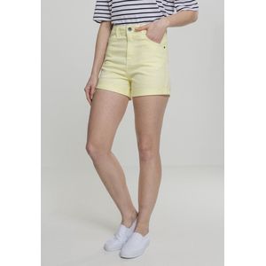 Urban Classics - High Waist Stretch Twill Korte broek Roze