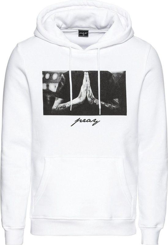 Mister Tee - Pray Hoodie trui - Wit