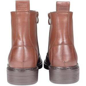 Urban Classics Dameslaarzen Velvet Lace Combat Boots, bruin, 40 EU