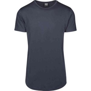 Urban Classics - Shaped Long Heren T-shirt - Blauw