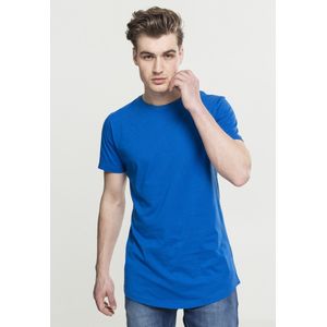 Urban Classics - Shaped Long Heren T-shirt Blauw