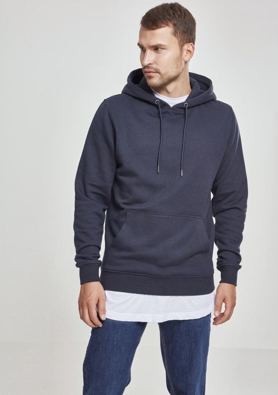 Urban Classics - Terry Basic - Sweatshirt - Grijs - 63% Katoen 37% Polyester, Half Geborsteld Fleece, 300 gsm