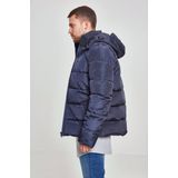 Urban Classics - Donsjack - Donkerblauw - Gevoerd met Afneembare Capuchon