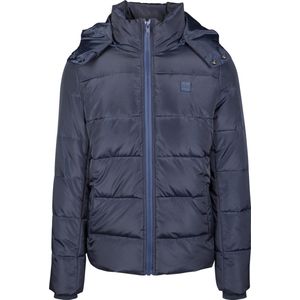 Urban Classics - Donsjack - Donkerblauw - Gevoerd met Afneembare Capuchon
