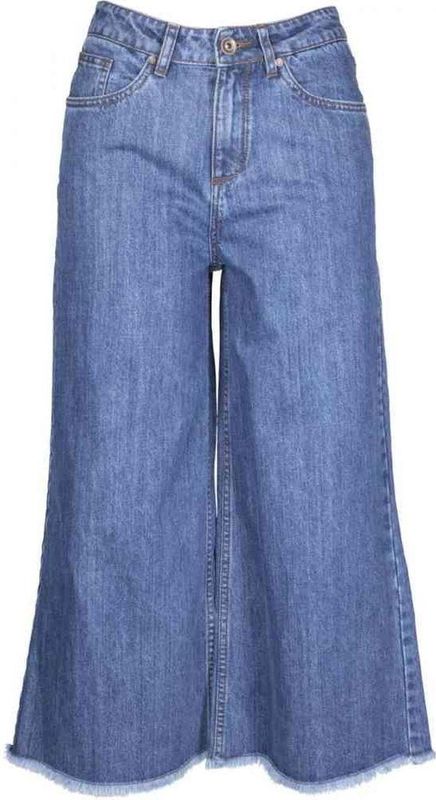 Urban Classics - Denim Culotte ocean Flared jeans - Spijkerbroek - Blauw