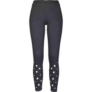 Urban Classics Legging- Eyelet Zwart