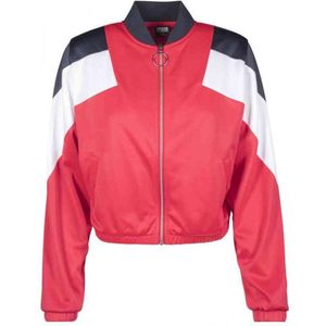 Urban Classics Damesjas, meerkleurig (Firered/Navy/White 01317), S