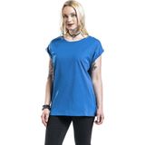 Urban Classics - Extended shoulder Dames T-shirt - Blauw