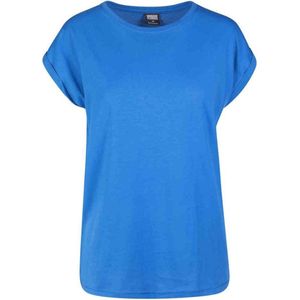 Urban Classics - Extended shoulder Dames T-shirt - Blauw
