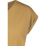 Urban Classics - Extended shoulder Dames T-shirt - Bruin
