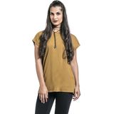Urban Classics - Extended shoulder Dames T-shirt - Bruin