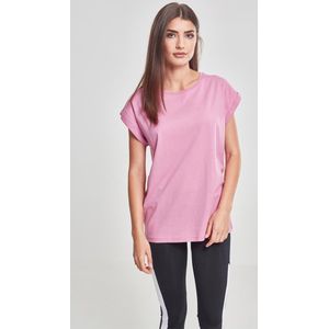 Urban Classic - Dames-T-shirt - Casual - Ruitmotief