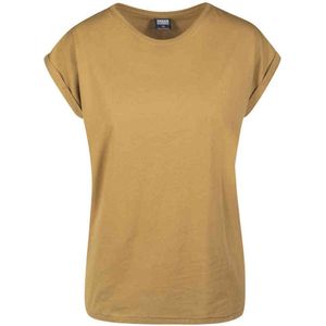 Urban Classics - Extended shoulder Dames T-shirt - Bruin