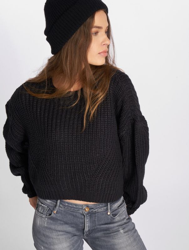 Urban Classics - Wide Oversize Sweater/trui - Zwart