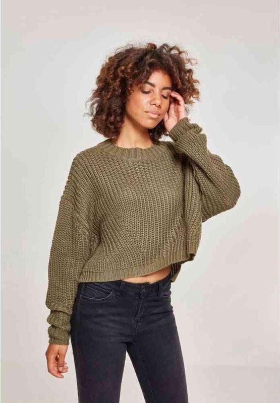 Urban Classics - Wide Oversize Sweater/trui - Groen