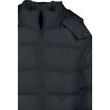 Urban Classics Herenjas met capuchon en gewatteerde binnenkant (1 stuk), zwart.