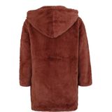 Urban Classics Dames Hooded Teddy Coat Parka's voor dames (1 stuk), donkerroze