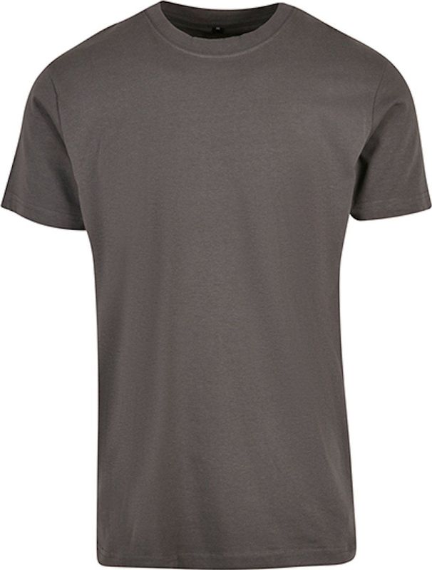 Build Your Brand - T-shirt - Cobalt Blue - Ronde Hals - Regular Fit - Katoen