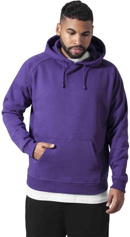 Urban Classics - Blanke Hoodie - Ultraviolet - Sweatshirt - Heren
