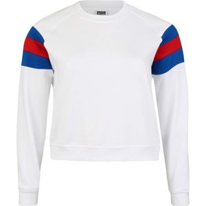 Urban Classics - Sleeve Stripe Crew Sweater/trui - Blauw/Rood