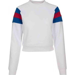 Urban Classics - Leeve Stripe Crew Big - Sweatshirt - Zwart