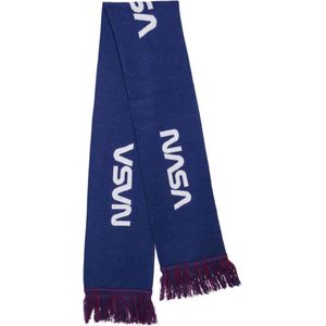 Mister Tee NASA - NASA Scarf Knitted wht/blue/red one size Sjaal - Blauw