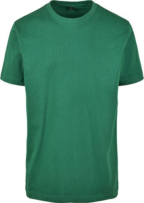 Build Your Brand - T-shirt - Zwart - Ronde Hals