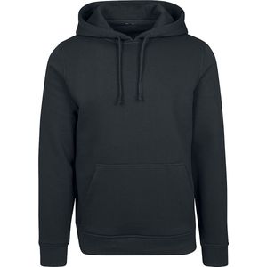 Hoody - Zwart - Katoenmix - Relaxte Snit