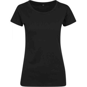 Build Your Brand T-shirt voor dames, zwart, XL
