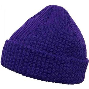 Flexfit - Rib Beanie purple one size Beanie Muts - Paars